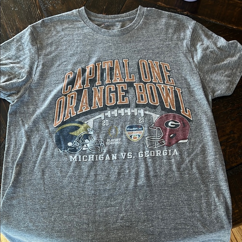 Gray 2021 Orange Bowl Champion T-Shirt